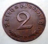 2.986 GERMANIA 2 REICHSPFENNIG 1937 D, Europa, Bronz
