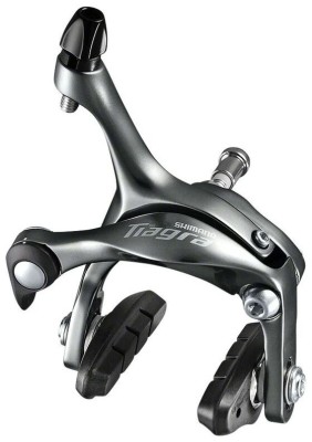 Frana caliper fata Shimano BR 4700, surub pivot 27,5 mm, piulita ingropata 18 mm, cu saboti R50CT4, negru Ultimate FactoryBikes foto