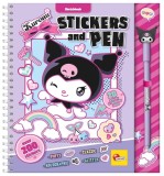 Carte de activitati cu abtibilduri + pix - Kuromi