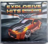 Various &lrm;&ndash; Explosive Hits Top 100 _ 3 cd box nou house techno _ Various Tunes , Olanda, 2009