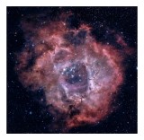 Tablou Canvas, "Trandafirul cosmic al infinitului stelelor", Stele, Nebuloasă, Cosmis, Mister, Lumină, Pulbere, Spațiu, Univers, Frumusețe, Caleidosco