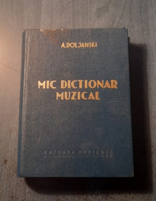 Mic dictionar muzical A. Doljanski foto