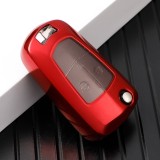 Husa Cheie Compatibila cu Auto OPEL TPU+PC Cheie Briceag OPEL ASTRA H, CORSA D, Rosie