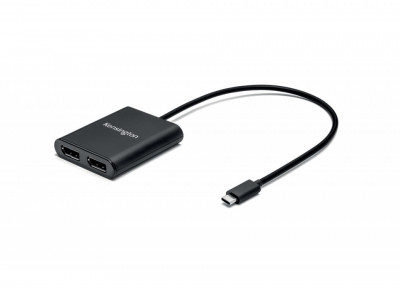 CABLU video KENSINGTON, adaptor USB 3.1 Type-C (T) la dual DisplayPort 1.2 (M), foto