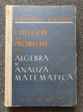 CULEGERE DE PROBLEME. Algebra si analiza matematica - Cioranescu, Rosculet