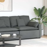 vidaXL Modul modular capăt pentru cotieră canapea cu perne gri &icirc;nchis 4104388