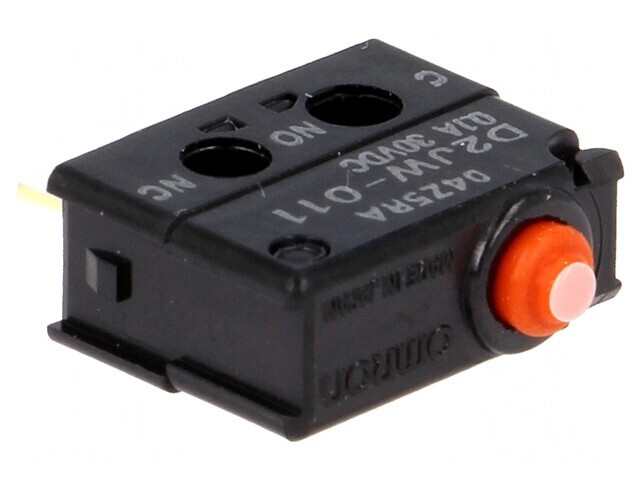 Micro&icirc;ntrerupător SNAP ACTION SPDT 0,1A 30VDC fără manetă