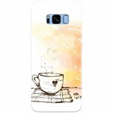 Husa silicon pentru Samsung S8 Plus, Coffe Love