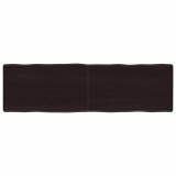 VidaXL Blat masă, 140x40x(2-6) cm, maro, lemn tratat contur organic