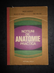 NICOLAE DIACONESCU - NOTIUNI DE ANATOMIE PRACTICA foto