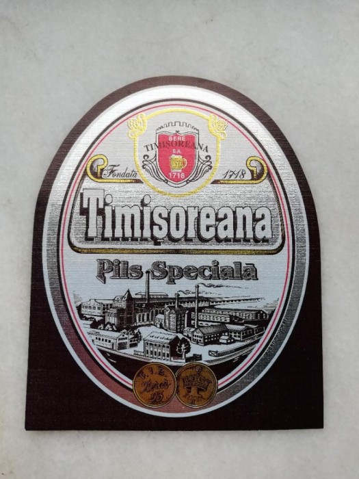 Eticheta bere - TIMISOREANA Pils Speciala . Eticheta bere - TIMISOREANA Pils Speciala .