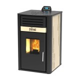 Termosemineu pe peleti Ferroli Mirano Pellet Pro, 30 kW, tabla otel