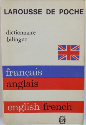 LAROUSSE DE POCHE, DICTIONNAIRE BILINGUE, FRANCAIS-ANGLAIS, ENGLISH FRENCH par LOUIS CHA FFURIN , 1986 foto