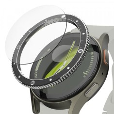Rama Protectie Ringke Premium Styling pentru Samsung Galaxy Watch7 44mm, Model 2, Neagra