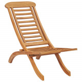 Scaun Gradina Pliabil Lemn Tec vidaXL 50x90x69 cm, Confortabil si Durabil