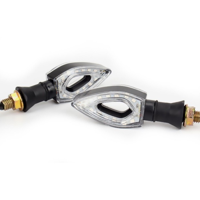 Semnalizari LED moto cu gaura mijloc (duble)