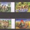 Rep. Centrafricana 2001 - Expo. timbre &bdquo;BELGICA &#039;01&rdquo;- Animale preistorice, MNH