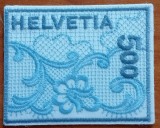 HRLVETIA-Timbru de 5 Fr.-pe matase nedant ,adeziv-SET=1AL.-NESTAMP-MNH-Scan