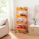 Carucior 4 cosuri servire la masa Pyh&auml;nt&auml; 103,5x46x35cm otel potocaliu [en.casa] HausGarden Leisure