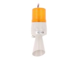 Semnalizator luminos și acustic 24VDC bec ambră IP54