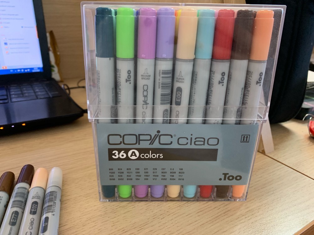 Vând set markere Copic Ciao 36A + încă 8 markere | Okazii.ro