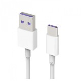 Cumpara ieftin Cablu de date Type C Huawei HL1289, USB 3.1, original, 5A, alb