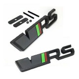 vrs set embleme fata spate negre auto metal sport skoda vw