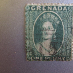 GRENADA REGINA VICTORIA STAMPILAT=208