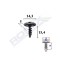 Surub Fixare Pentru Audi,Vw, Skoda5x15.4Mm Set 10 Buc 154733 con62776