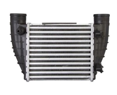 Intercooler Audi A4 (B7), 02.2007-06.2008, motor 2.0 TFSI, benzina, cu/fara AC, aluminiu brazat/plastic, 202x185x62 mm, intercooler dreapta, foto