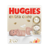 Cumpara ieftin Scutece Huggies, Extra Care Convi, Marimea 2, 3- 6 kg, 24 buc