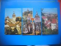 HOPCT LOT 3662 - 3 CARTI POSTALE-SIGHISOARA - JUD MURES-CIRCULATE