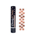Tun Confetti Cannon 30 cm Model Stele Folie Roz Auriu