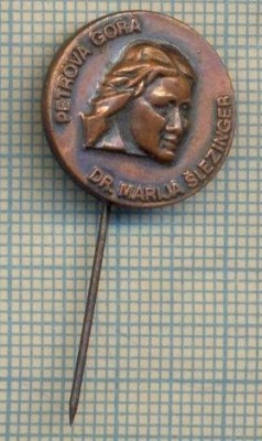 Y 152 INSIGNA- PETROVA GORA -DR. MARIJA SLEZINGER-IUGOSLAVIA-PENTRU COLECTIONARI foto