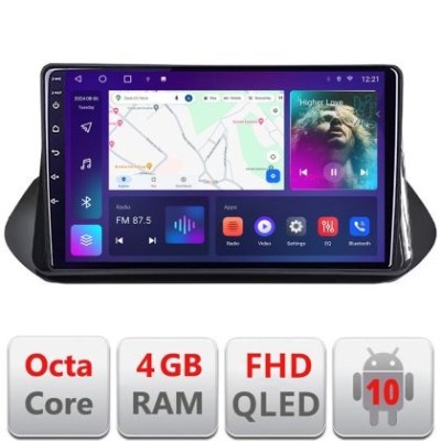 Navigatie Nissan X-trail 2021- dedicata Android QLED octa core 4+64 4G DSP FHD carplay android auto radio gps internet Android kit-x-trail-2021+EDT-E3 foto