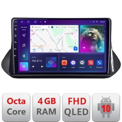 Navigatie Nissan X-trail 2021- dedicata Android QLED octa core 4+64 4G DSP FHD carplay android auto radio gps internet Android kit-x-trail-2021+EDT-E3