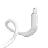 Cablu Dudao, Cablu USB Tip C - USB Tip C 6A 100W PD 1m Alb (TGL3C)