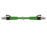 Patch cord Cat 6a RJ45, 0,4m, ecranat, ideal pentru rețele industriale