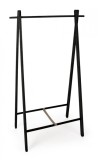 Cumpara ieftin Suport haine lemn negru Daiki 91x50x151 cm