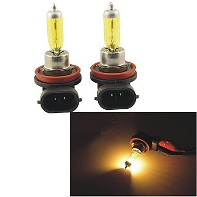 Becuri galbene h11 55w 12v halogen foto