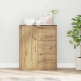 VidaXL Bufet cu sertar stejar artizanal 60 x 31 x 70 cm Lemn compozit