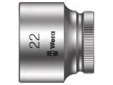 Cheie tubulară HEX 22mm WERA 6-puncte, lungime manşon 30mm