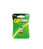 Set 2 baterii alcaline GP Super LR61 AAAA 1.5V