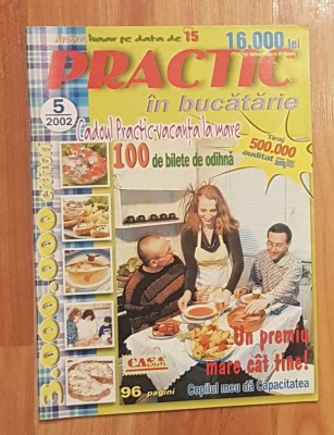 Revista Practic in bucatarie. Nr. 5 din 2002 foto