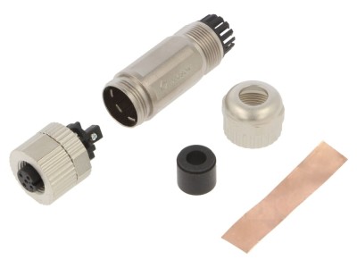 Conector M12 5 pini IP65 foto