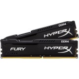 Memorie HyperX Fury Black 16GB (2x8GB), DDR4, 2666MHz, CL16, 1.2V, Kingston