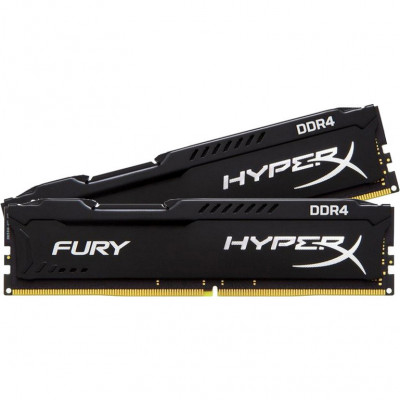 Memorie HyperX Fury Black 16GB (2x8GB), DDR4, 2666MHz, CL16, 1.2V foto