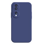 Husa de protectie, flippy, pentru honor 70, liquid silicone, cu microfibra pe interior, protectie antisoc, compatibil incarcare wireless, albastru