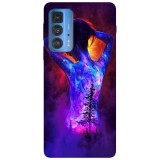 Husa compatibila cu Motorola G100 model space girl, Silicon, TPU, Viceversa, Transparent, Carcasa