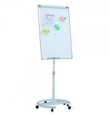 Flipchart mobil cu brate, Premium, 70x100 cm, inaltime ajustabila, clema prindere hartie (7 ani Garantie)